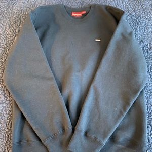 Supreme Small Box Crewneck Navy